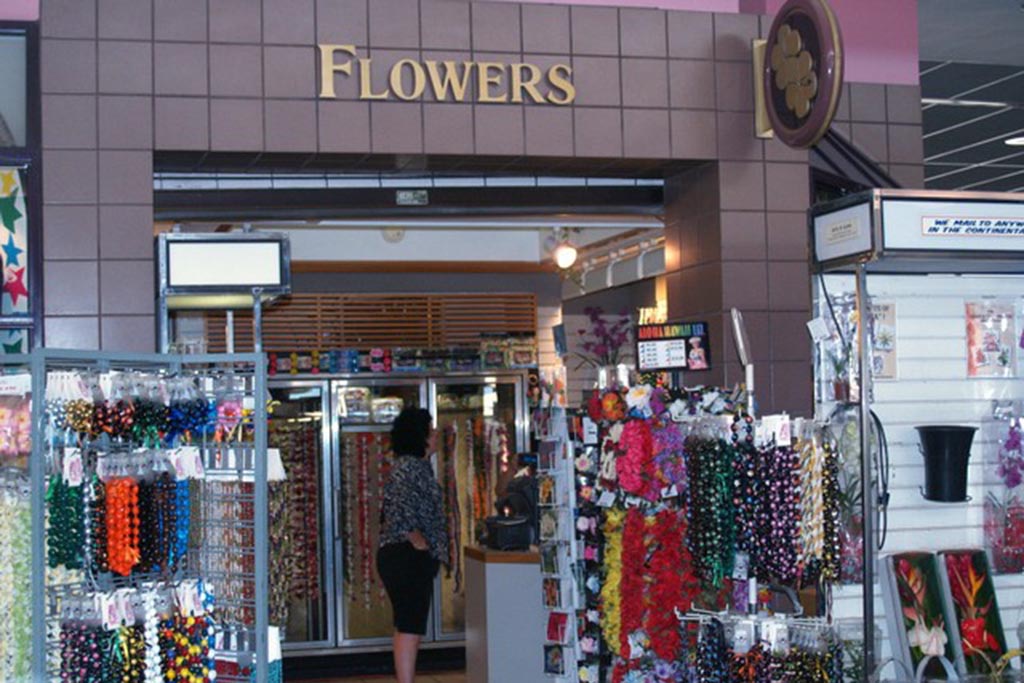 Flowers Fresh and artifical flowers, lei, tropical plant roots.  Open daily 11:00 a.m. – 2:45 p.m.  4:00 p.m. – 10:30 p.m.