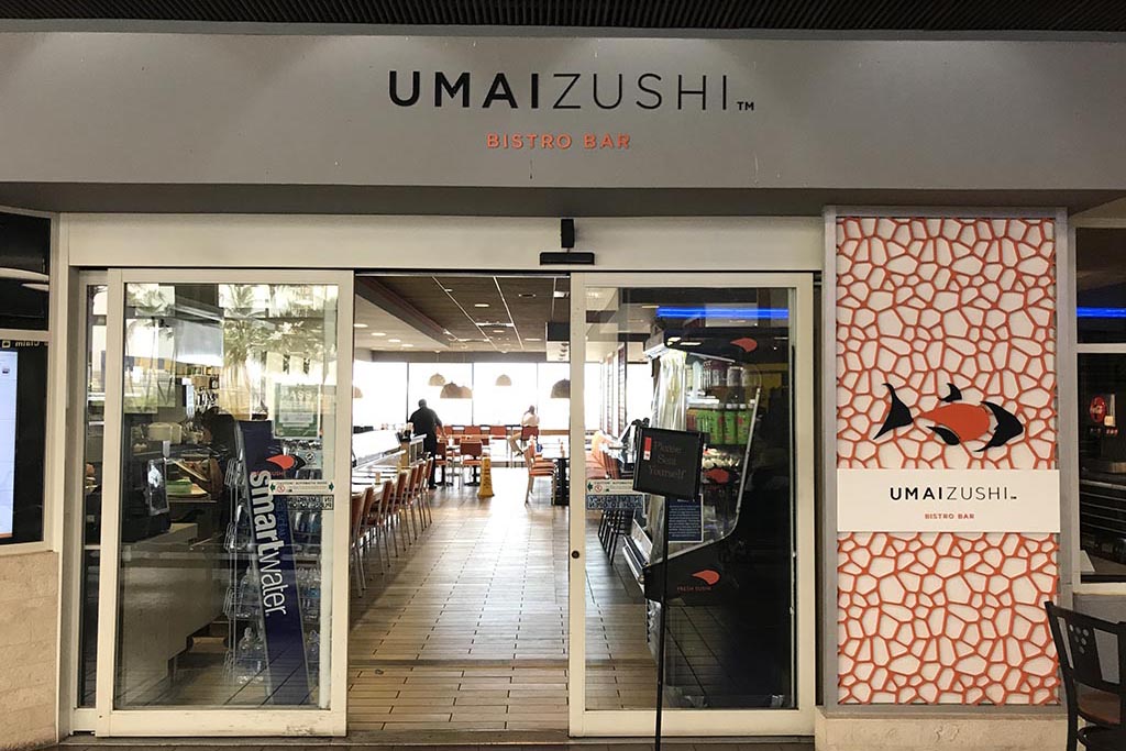 Umaizushi The captivating spirit behind Umaizushi is reflected in the name. Literally! The prefix umai means tastes good.  Zushi is sushi with sweeping Z flair. Together, they speak a new language of delicious.