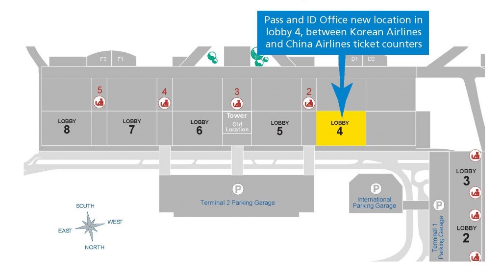 Daniel k inouye international airport pass id office