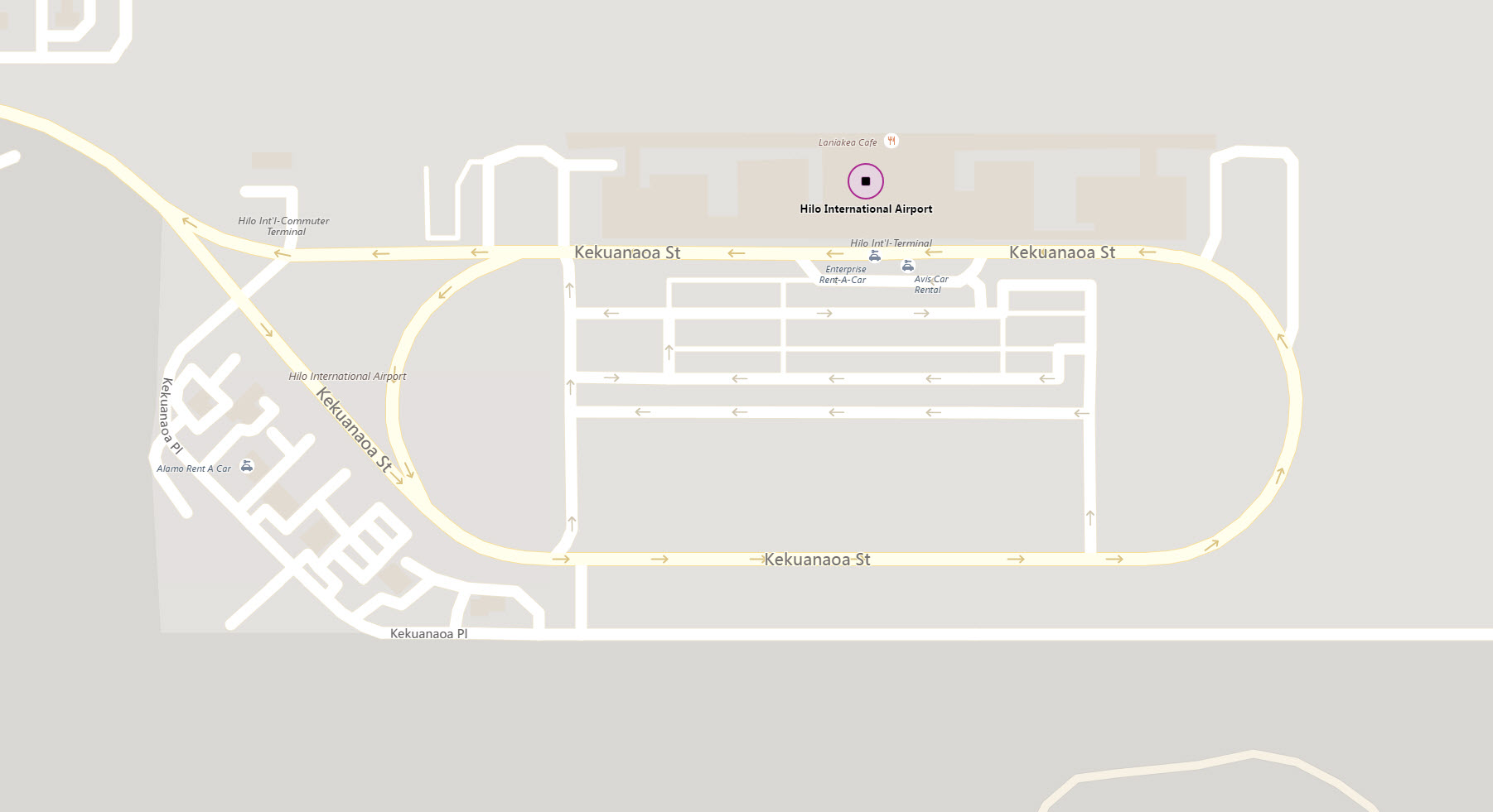 Hilo International Airport Driving Directions