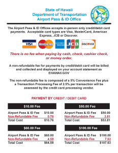 Pass ID Payment Options